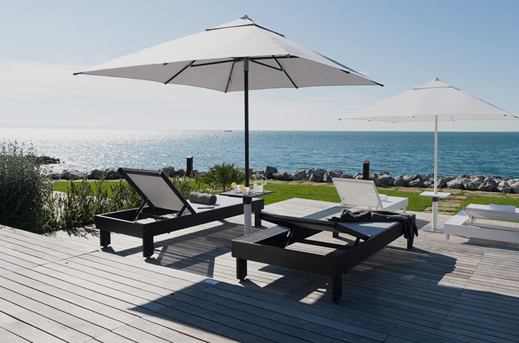 Conhecimento dos guarda -chuvas do sol.