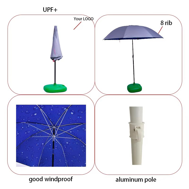 Qual é o melhor guarda -chuva de praia resistente ao vento?
